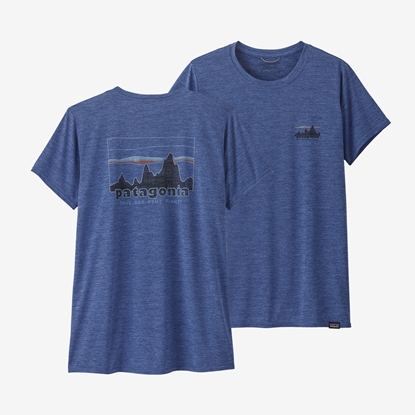 Bilde av PATAGONIA Cap Cool Daily Graphic Shirt(W) `73 Skyline Current Blue/X-Dye