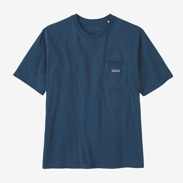 Bilde av PATAGONIA Regenarative Org. Cert. Cotton Lw Pocket Tee(M) Tidepool Blue