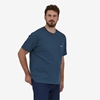 Bilde av PATAGONIA Regenarative Org. Cert. Cotton Lw Pocket Tee(M) Tidepool Blue