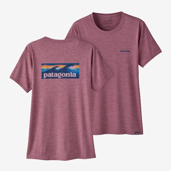 Bilde av PATAGONIA Cap Cool Daily Graphic Shirt(W) Boardshort Logo/Evening Malve X-Dye