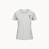 Bilde av TUFTE Eco Brand Tee(W) Light Grey Melange