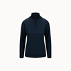 Bilde av TUFTE Robin Stitch Half-Zip Sweater(W) Sky Captain