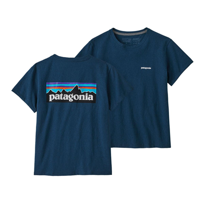 Bilde av PATAGONIA P-6 Logo Responsibilli Tee(W) Tidepool Blue