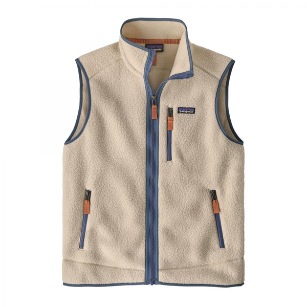Bilde av PATAGONIA Retro Pile Vest(M) Dark Natural/Utility Blue