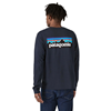 Bilde av PATAGONIA L/S P-6 Logo Responsibilli Tee(M) New Navy