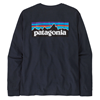 Bilde av PATAGONIA L/S P-6 Logo Responsibilli Tee(M) New Navy