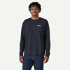 Bilde av PATAGONIA L/S P-6 Logo Responsibilli Tee(M) New Navy