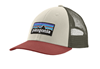 Bilde av PATAGONIA P-6 Logo Lopro Trucker Hat Birch White