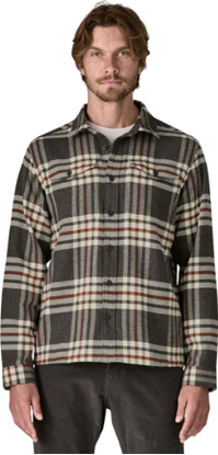 Bilde av PATAGONIA Fjord Flannel Shirt(M) Catch: Ink Black