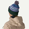 Bilde av PATAGONIA Powder Town Beanie Park Stripe:Barnacle Blue