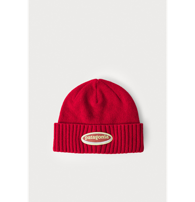 PATAGONIA Brodeo Beanie Oval Logo: Amanita Red