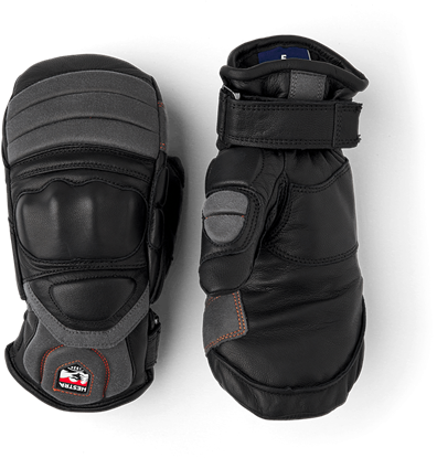 HESTRA Impact Racing Jr. - Mitt Black/Red Flame