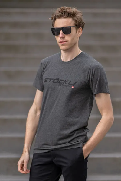 Bilde av STÖCKLI T-Shirt Uni Dark Gray Melange