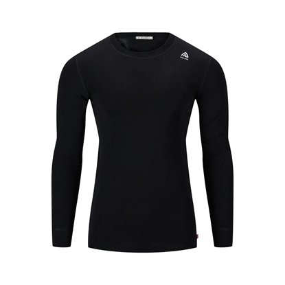 Bilde av ACLIMA Men Warmwool Shirt Crew Neck(M) Black