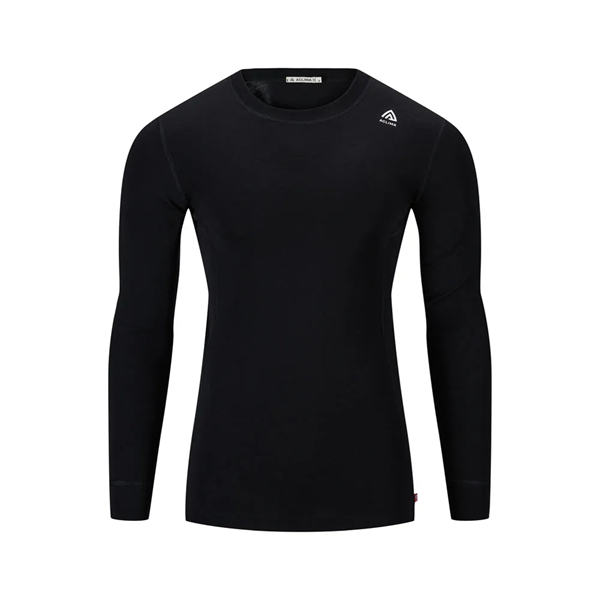 Bilde av ACLIMA Men Warmwool Shirt Crew Neck(M) Black