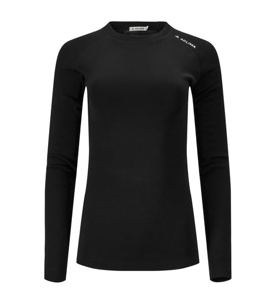 Bilde av ACLIMA Warmwool Shirt Crew Neck(W) Black
